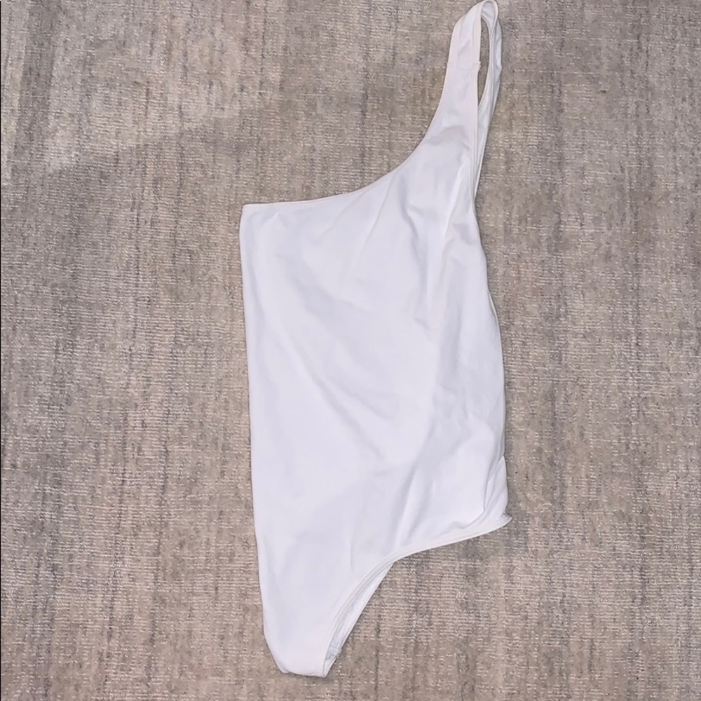 Free People White Bodysuit